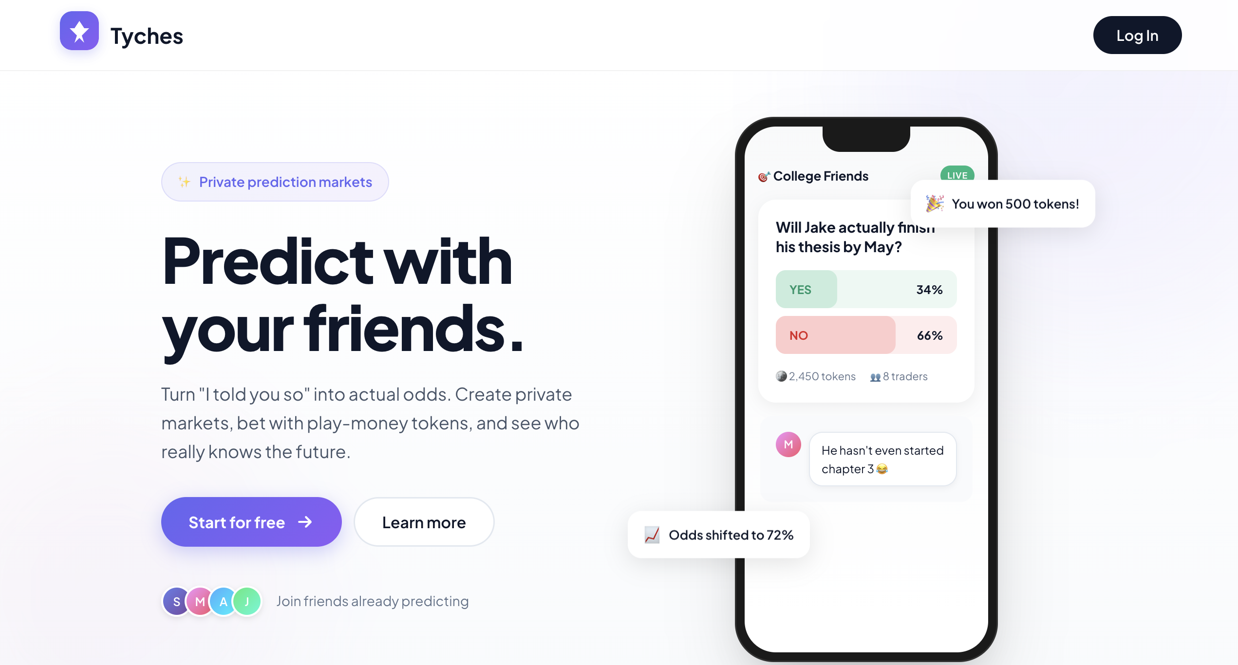 Tyches - Main product screenshot demonstrating key features and user interface