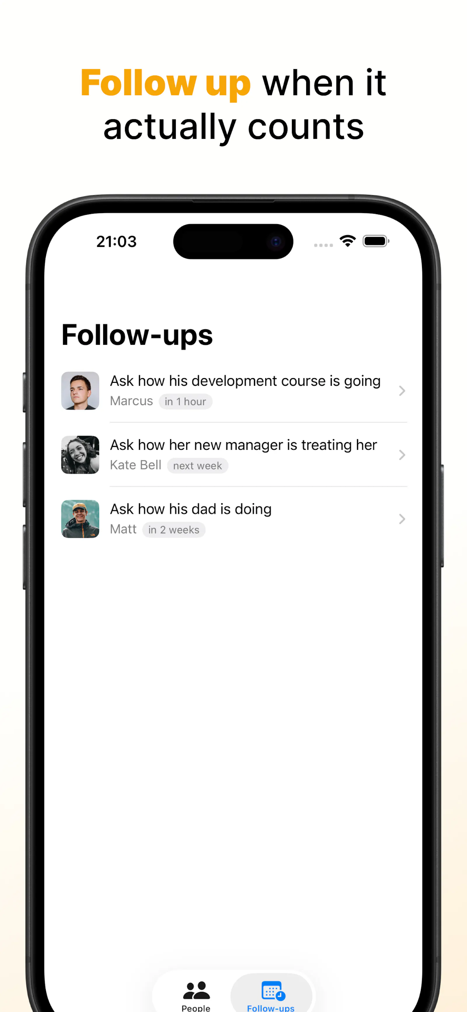 Nugget — Become a better friend screenshot 2