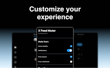 X Feed Muter gallery image
