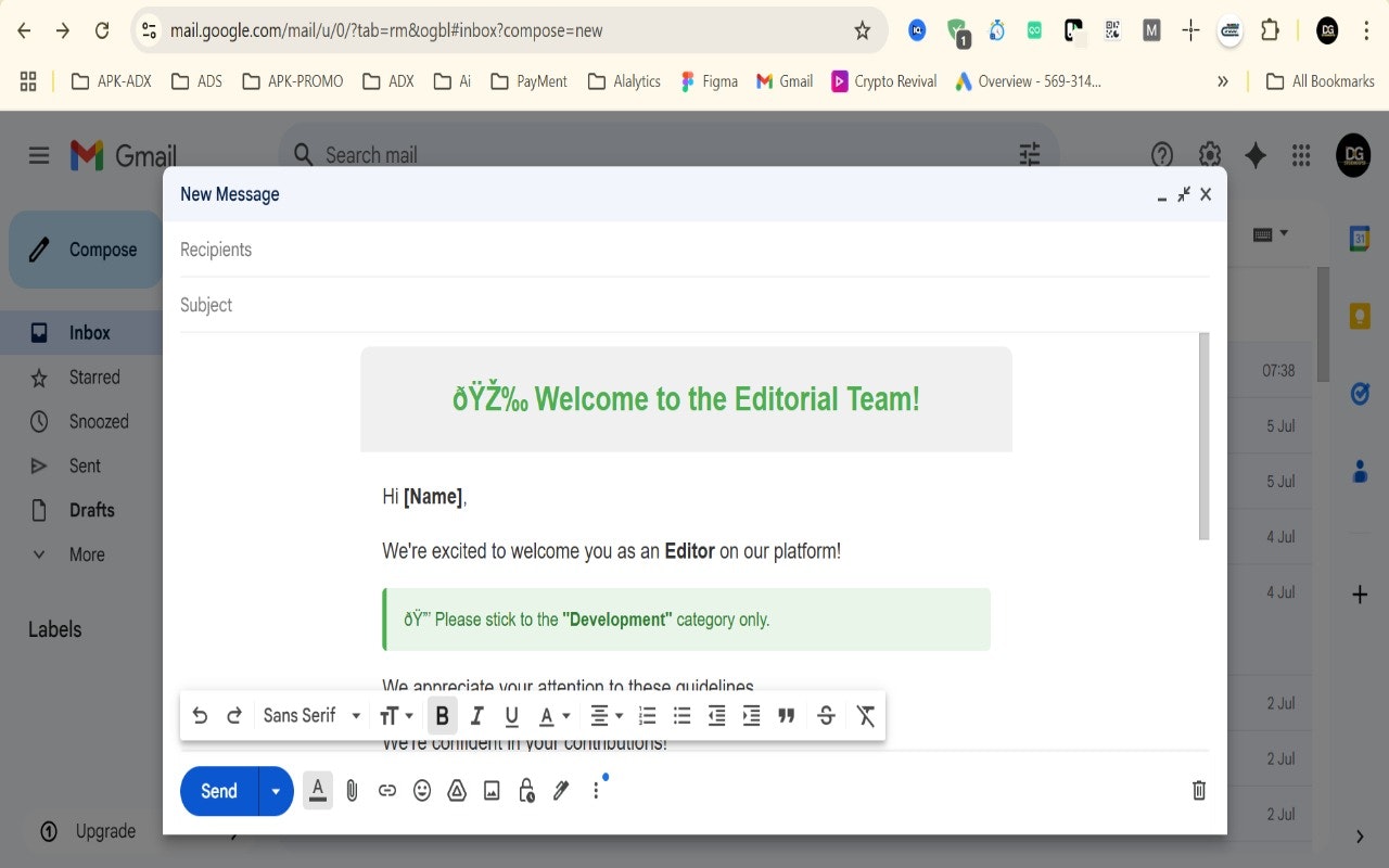 MailMarkup – HTML Editor for Email gallery image