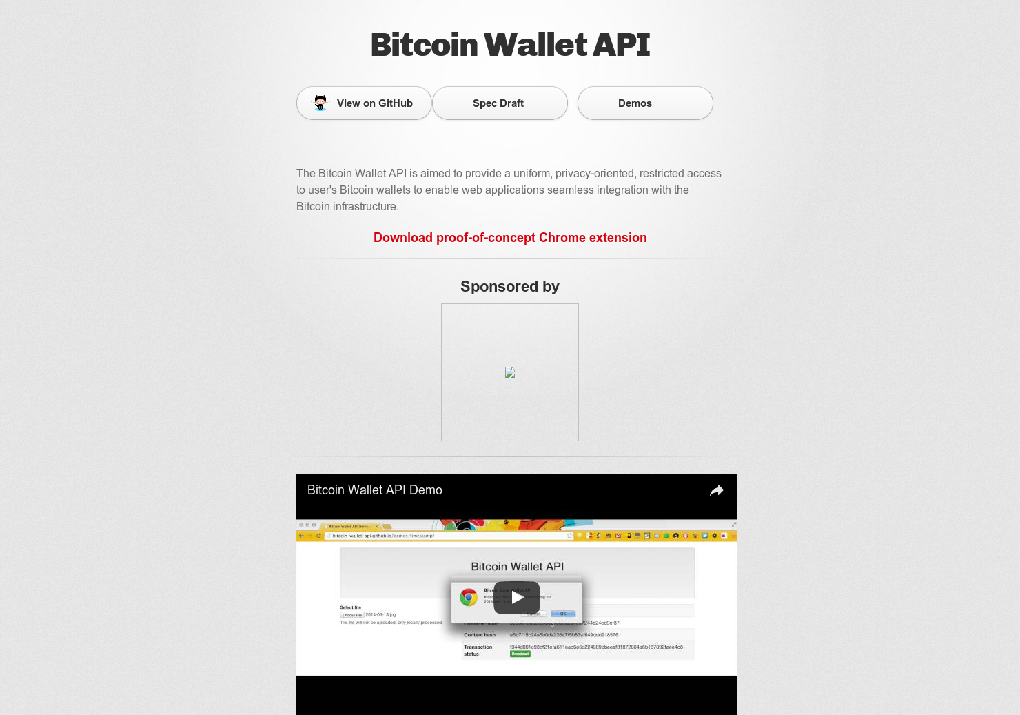 Bitcoin Wallet API
