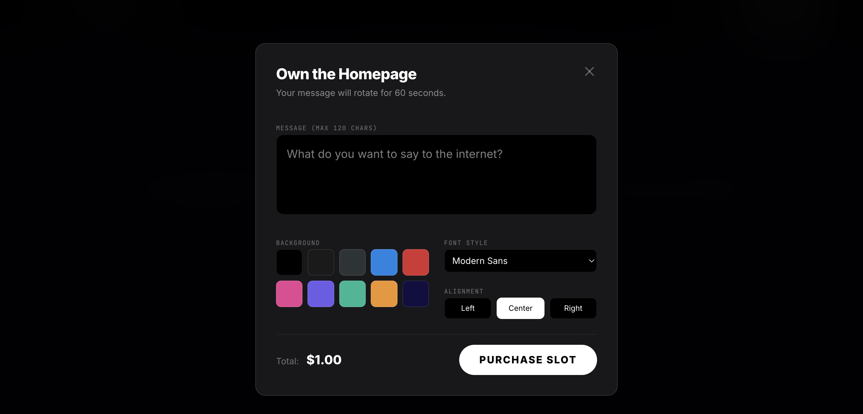 DollarInternet — Own the Homepage gallery image