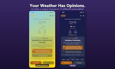 Vibe Weather: Forecasts with Personality gallery image