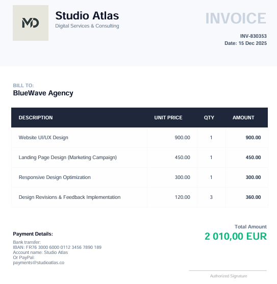 SoloInvoice - Screenshot 3 showing product features and functionality