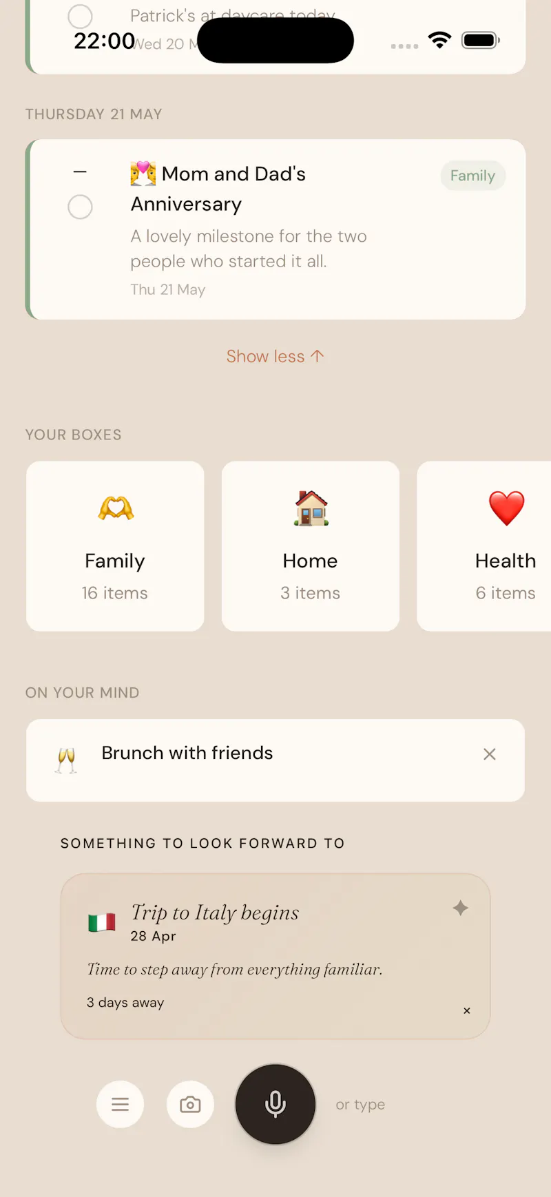 Carry: for everything in your head screenshot 2