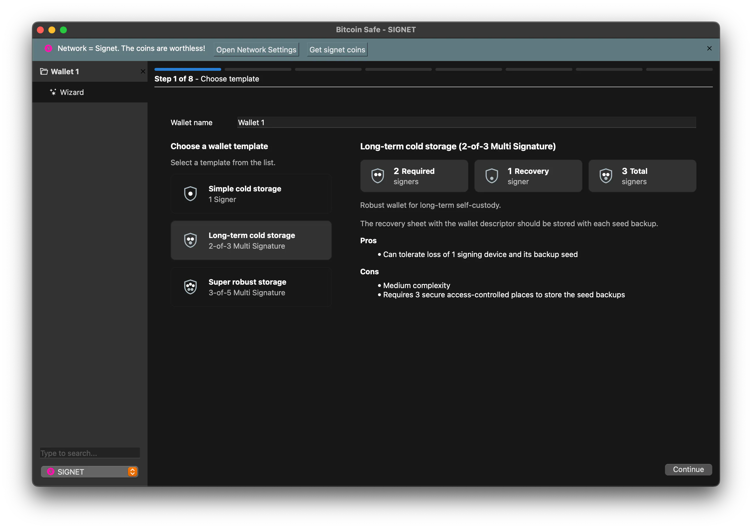 Bitcoin-Safe Desktop Wallet (FOSS) gallery image