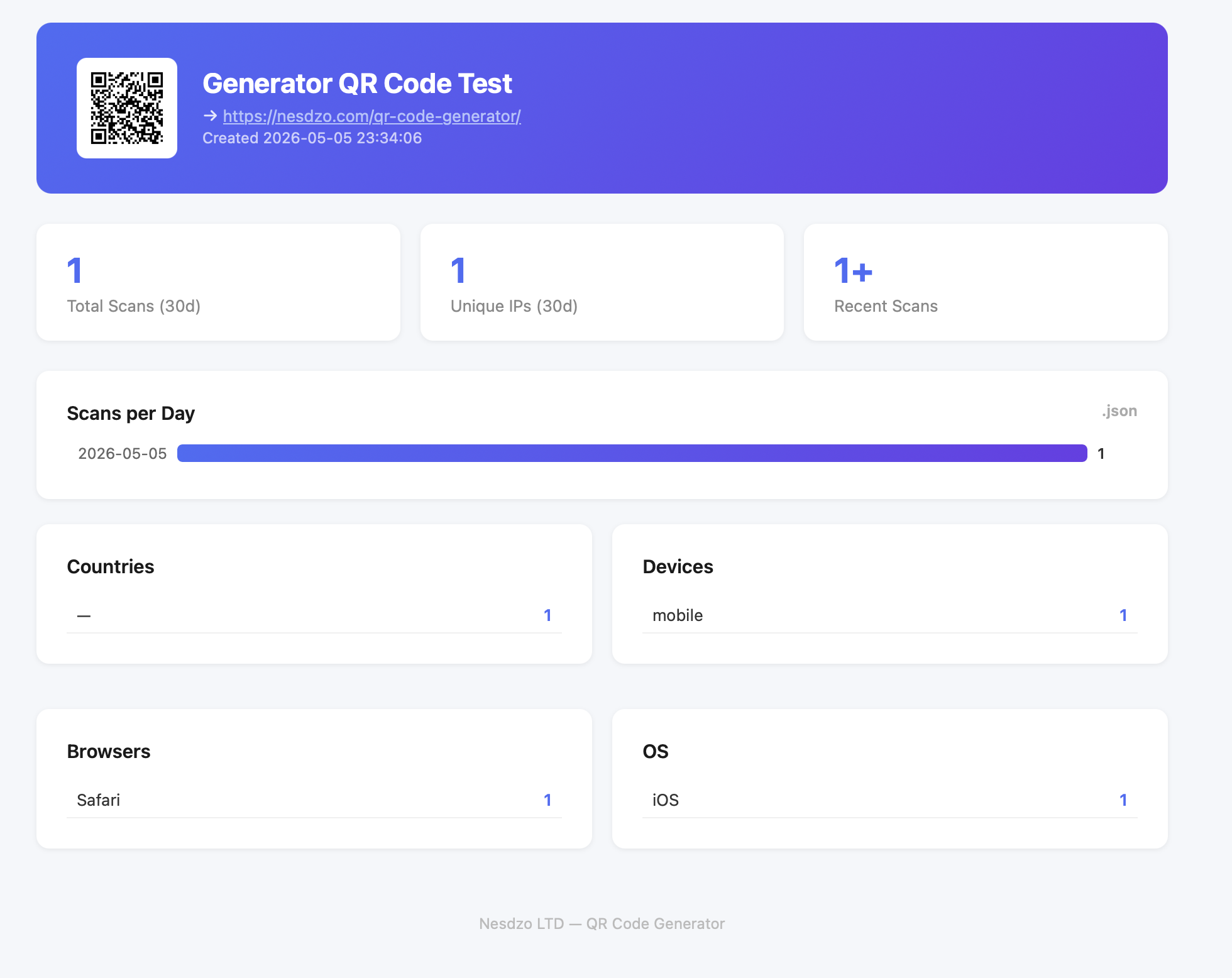 Free QR Code Generator - Scan Tracking gallery image