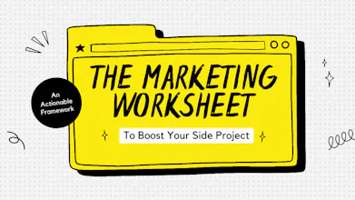 The Marketing Worksheet gallery image
