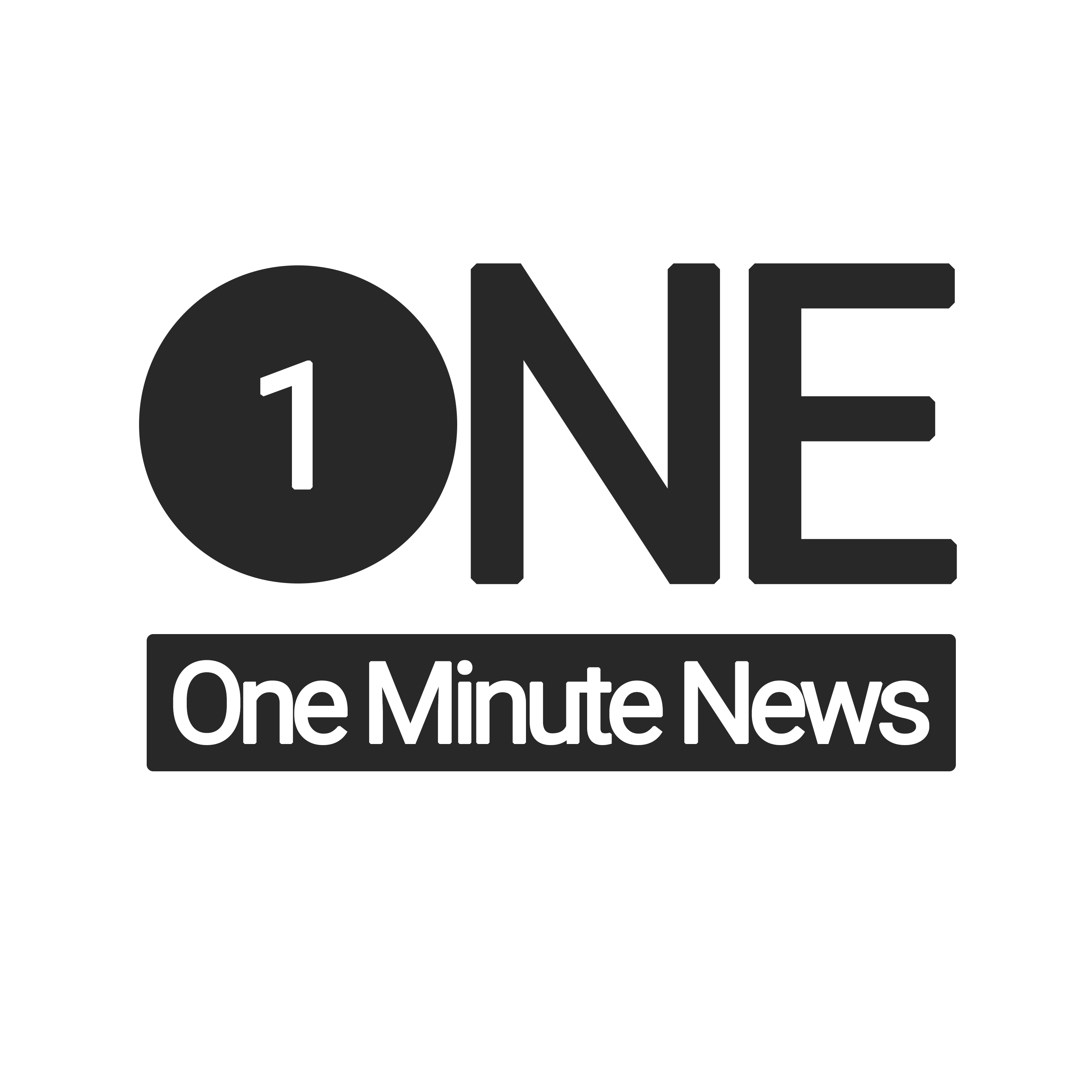 One Minute News - Product Hunt launch logo