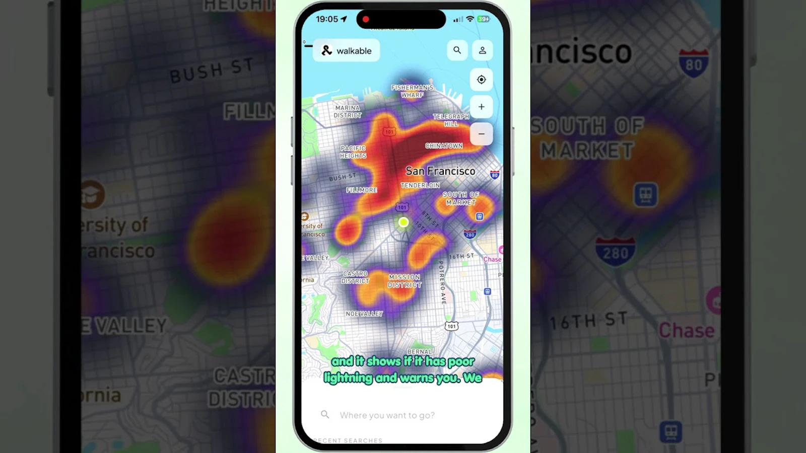 Walkable screenshot 1 (video preview)