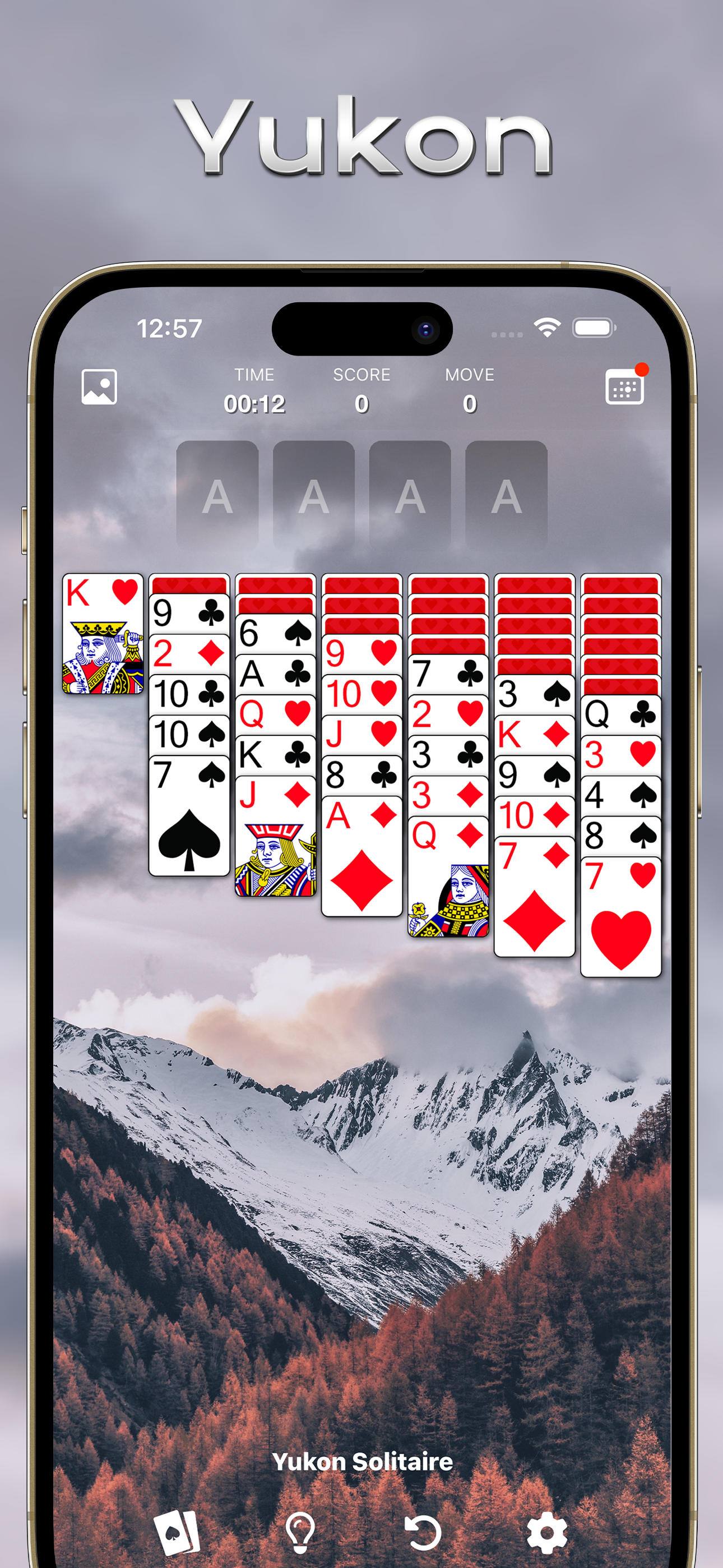 Yukon Solitaire Classic - 经典的纸牌卡游戏，放松和训练大脑媒体1