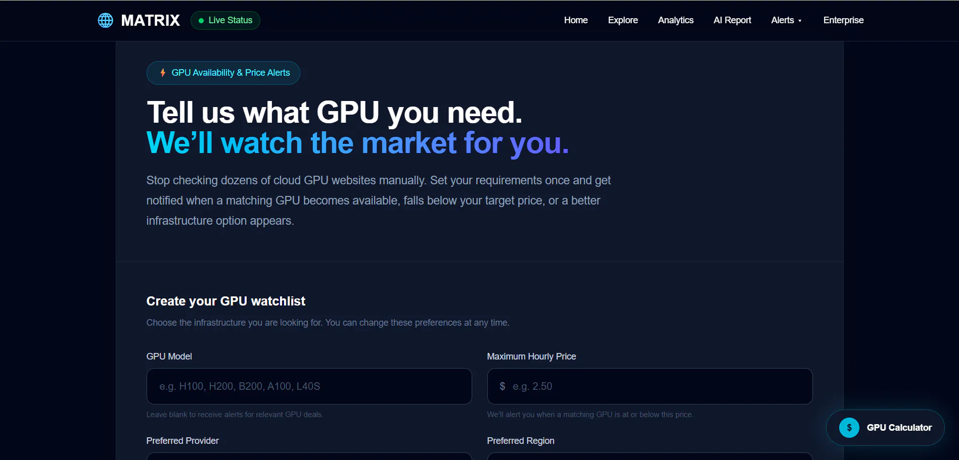GPU Matrix gallery image