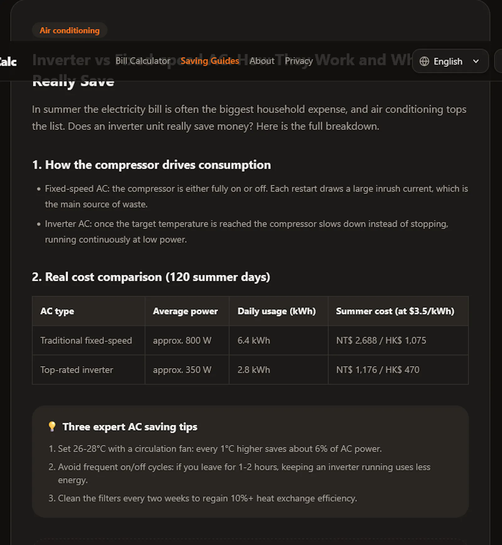 Global Energy Calc screenshot 3