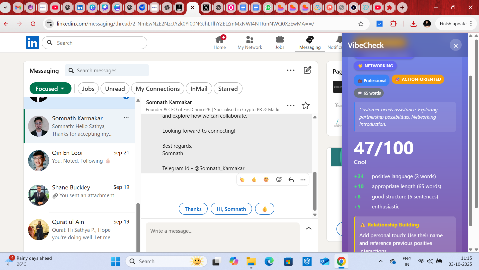 VibeCheck - Screenshot 2 showing product features and functionality