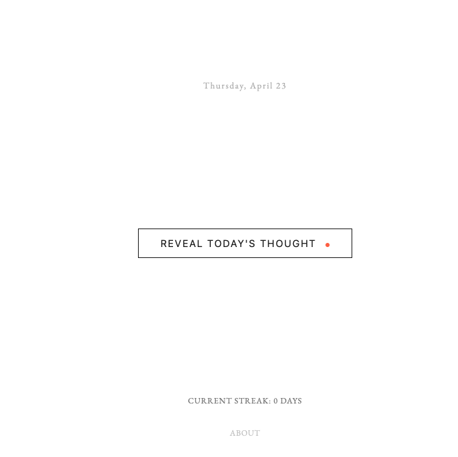 One Thought gallery image