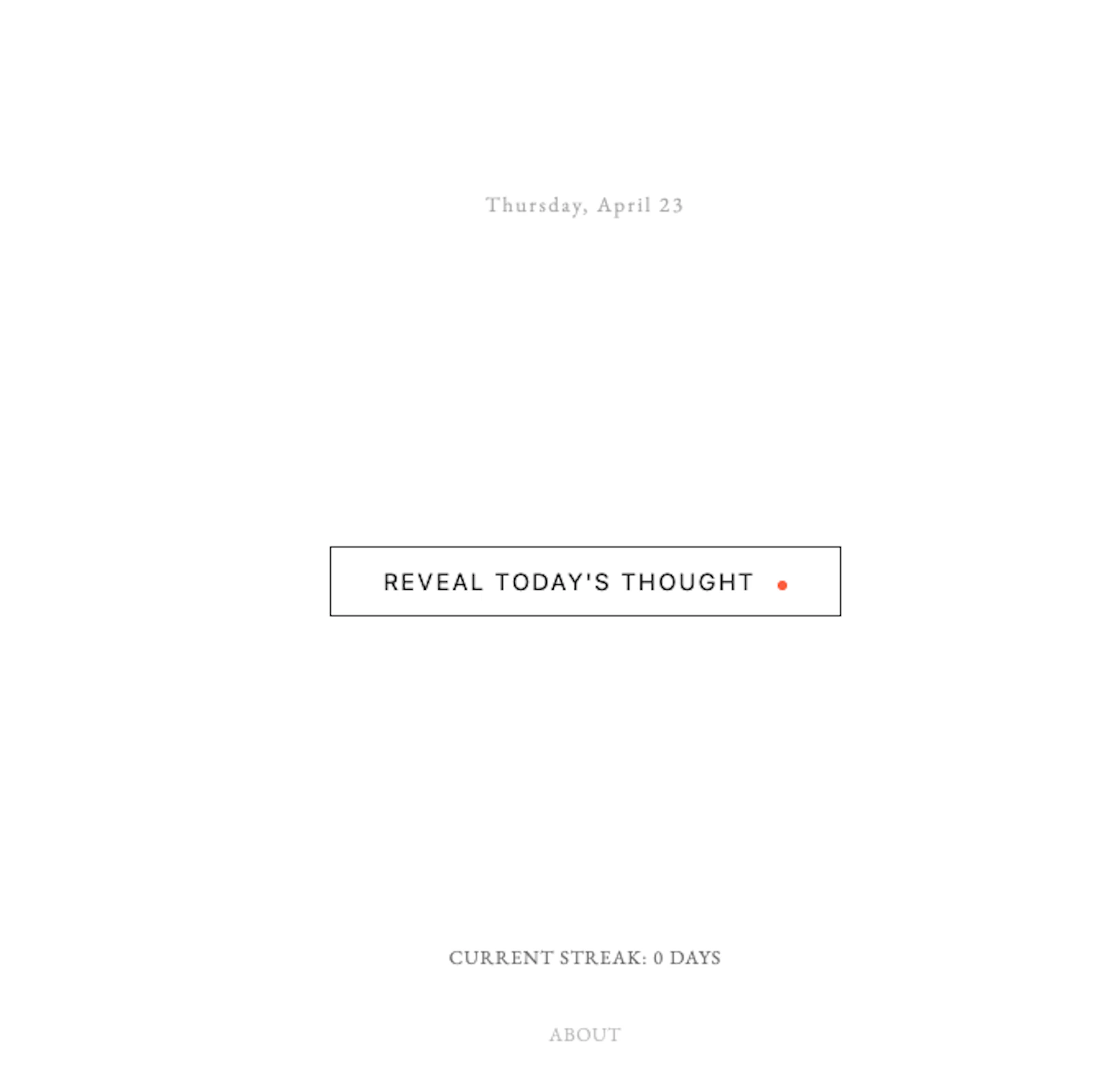 One Thought screenshot 1