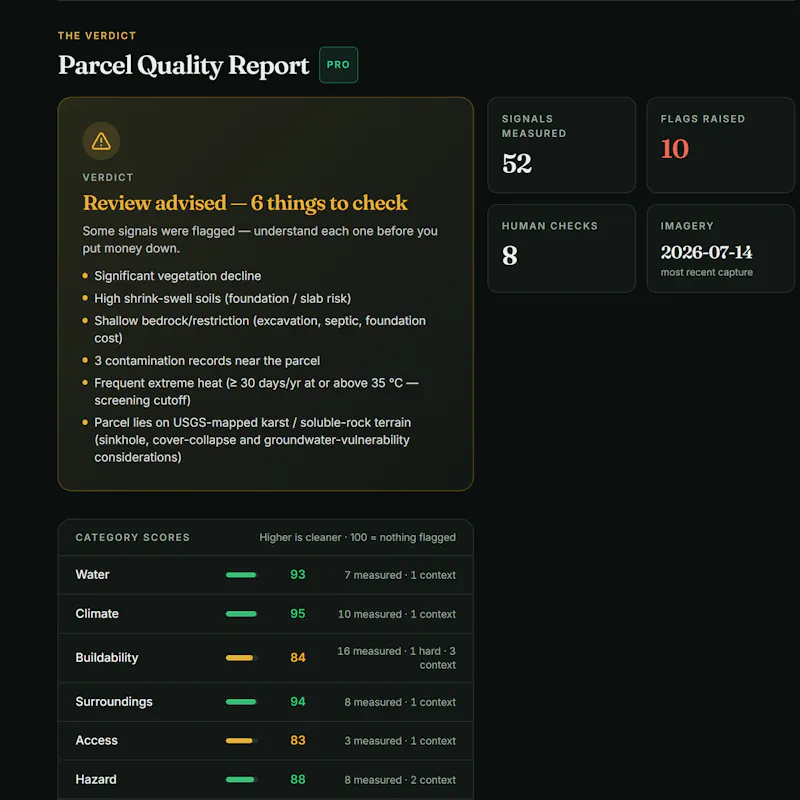 LandBenchmark screenshot 2