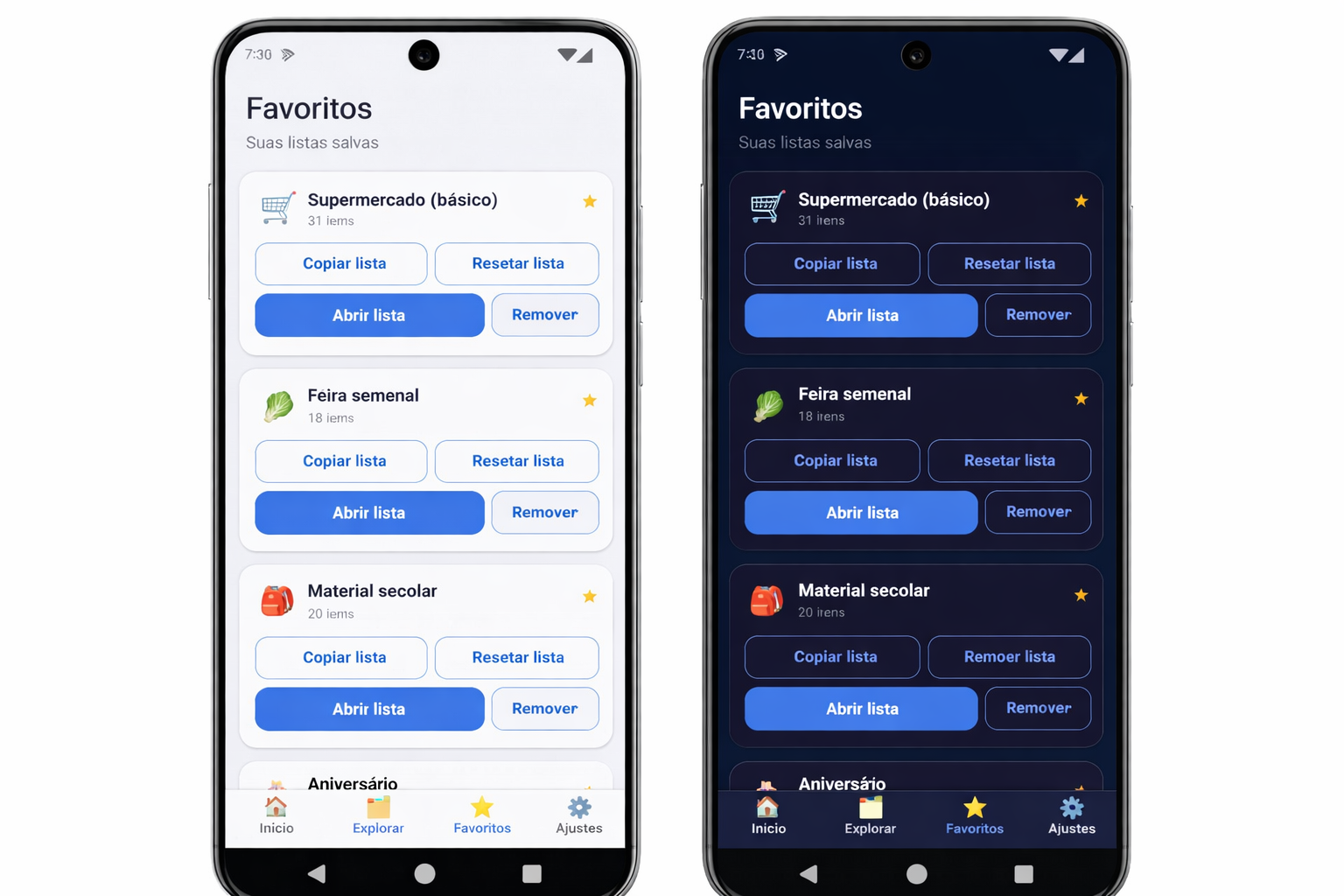 ListaPronta - Screenshot 2 showing product features and functionality