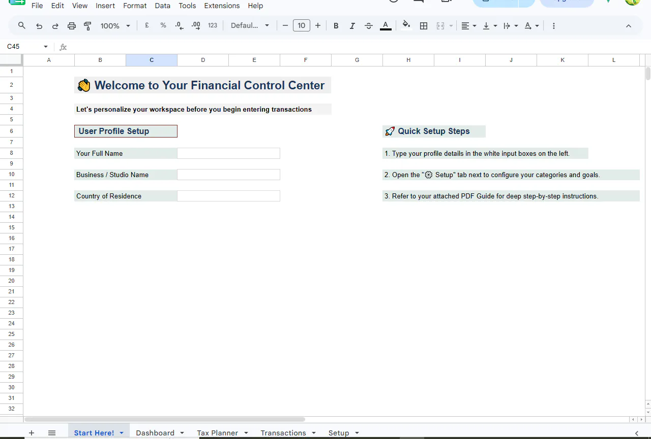 Freelance & Agency Financial OS gallery image
