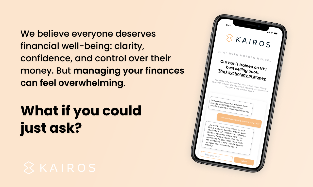 وسائط Kairos GPT - مساعد منظمة العفو الدولية المالية التي بناها Kairos Financial. 3