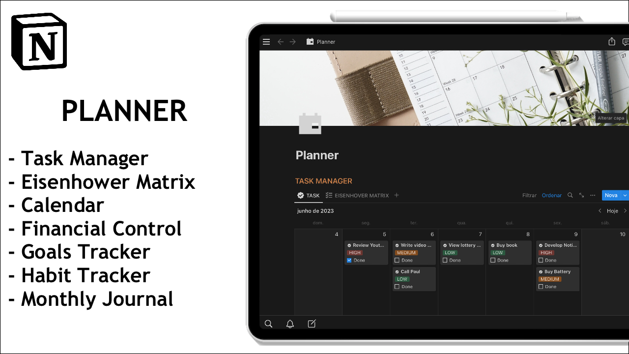 startuptile Planner-Keep your daily life organized in this planner