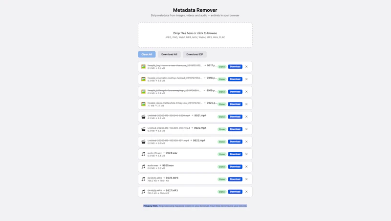 Metadata Remover screenshot 6
