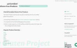 The Gluten Project — 35k certified products media 3