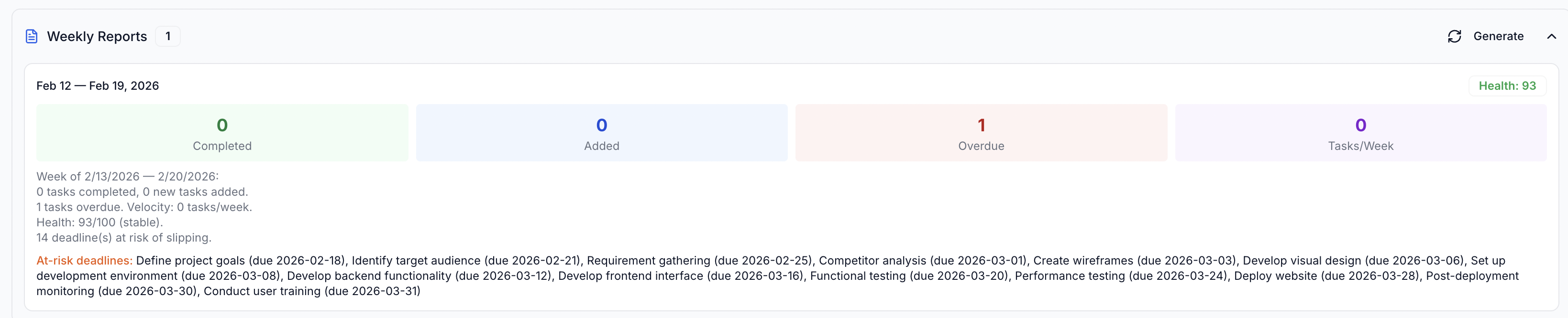 ProjectAI - Screenshot 4 showing product features and functionality