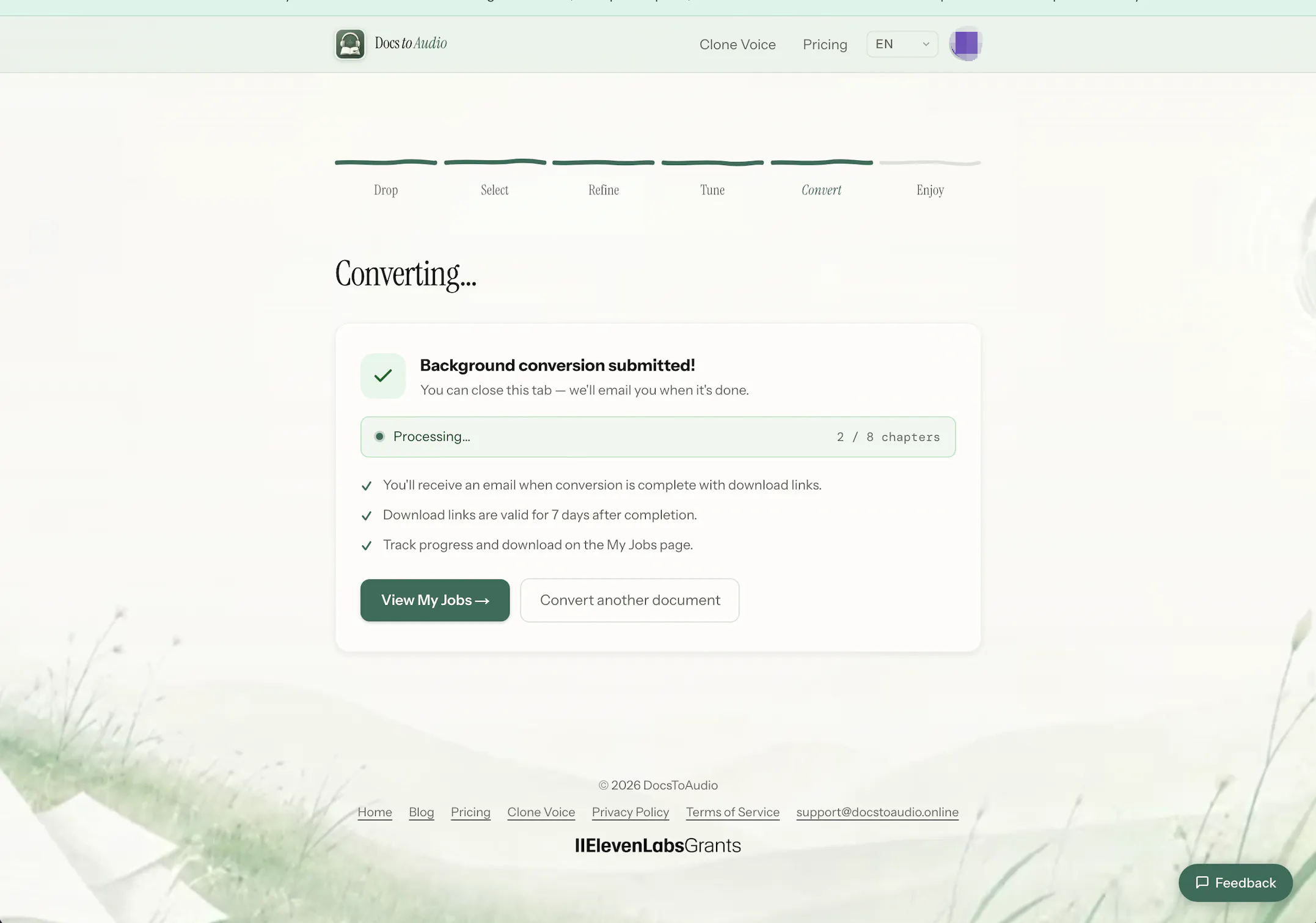 DocsToAudio gallery image