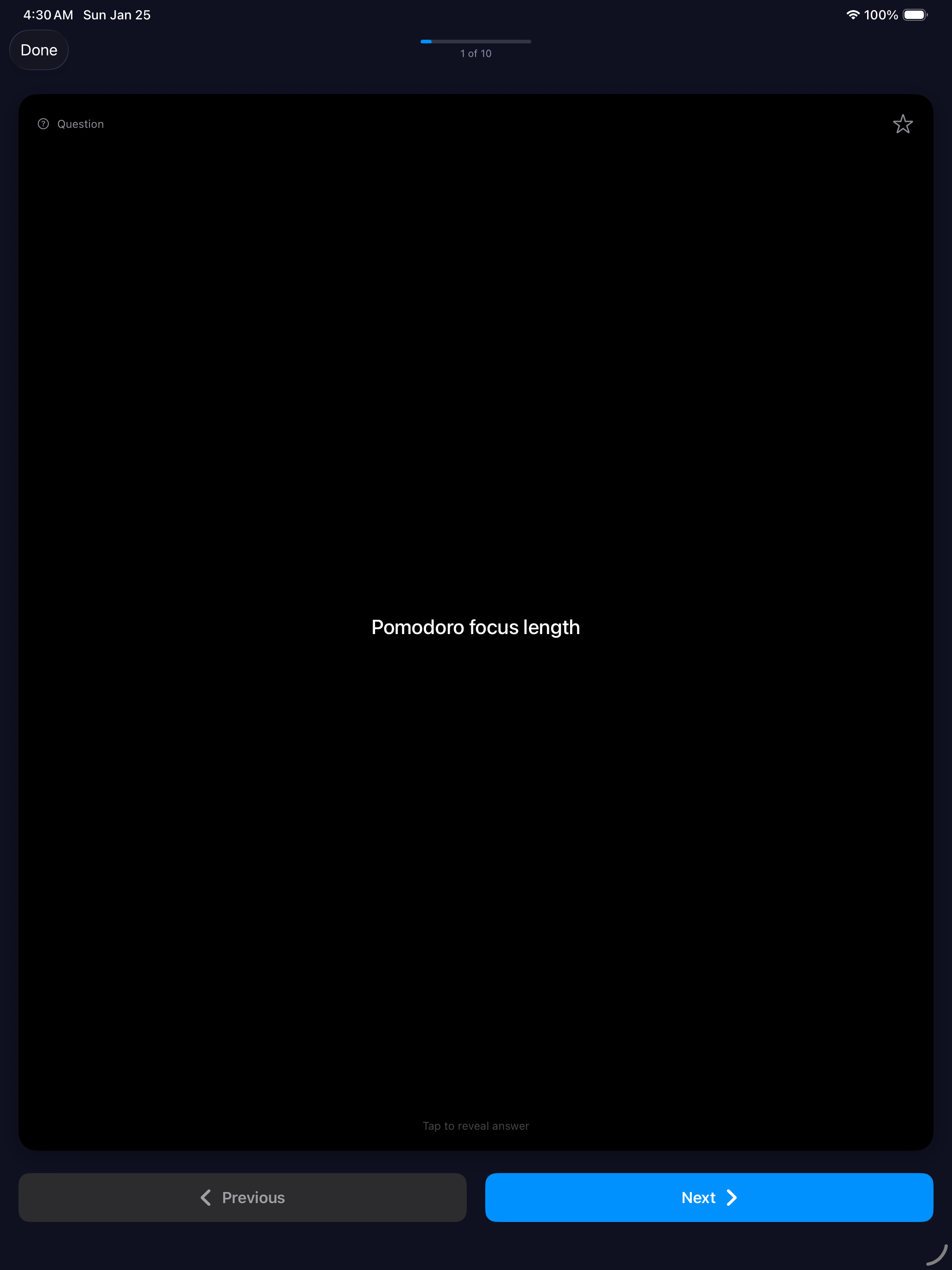 ePrescience IOS Study App Launch - Screenshot 3 showing product features and functionality