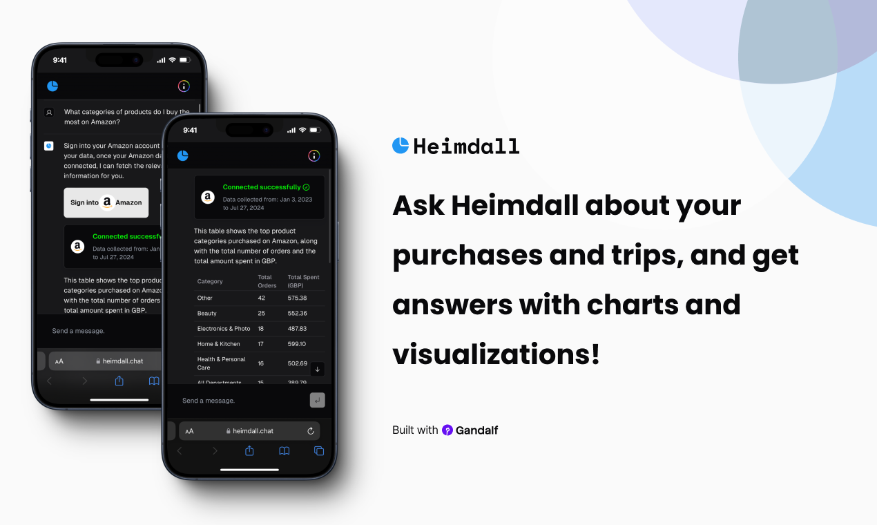 startuptile Heimdall 2.0-Track & chat your spend on Amazon Instacart Booking + more