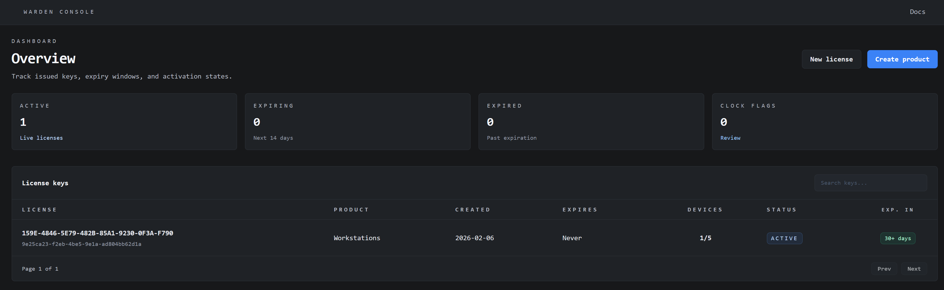 AuthWarden - Main product screenshot demonstrating key features and user interface