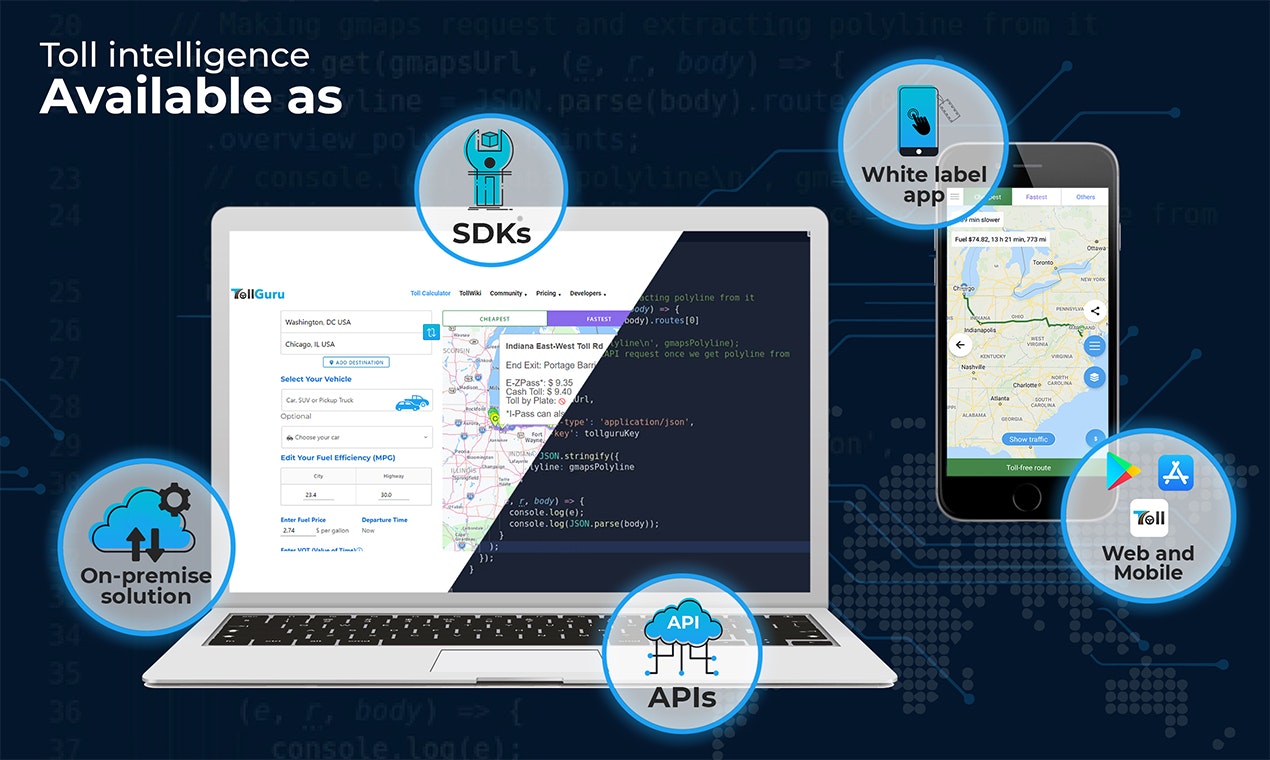TollGuru Toll Intelligence gallery image