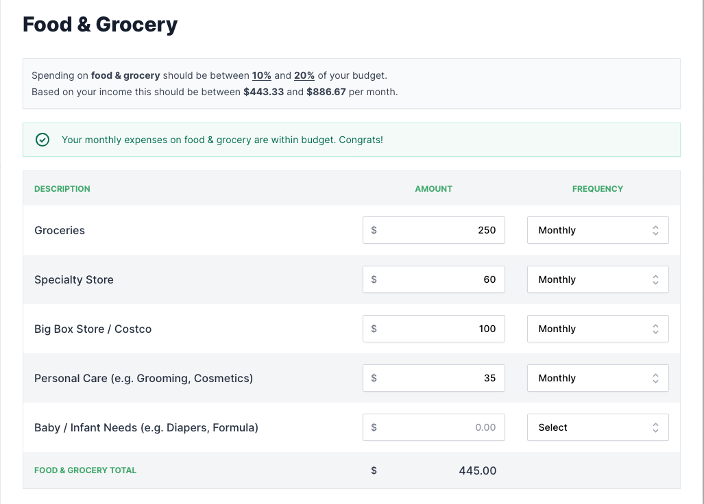 QuickBudget gallery image