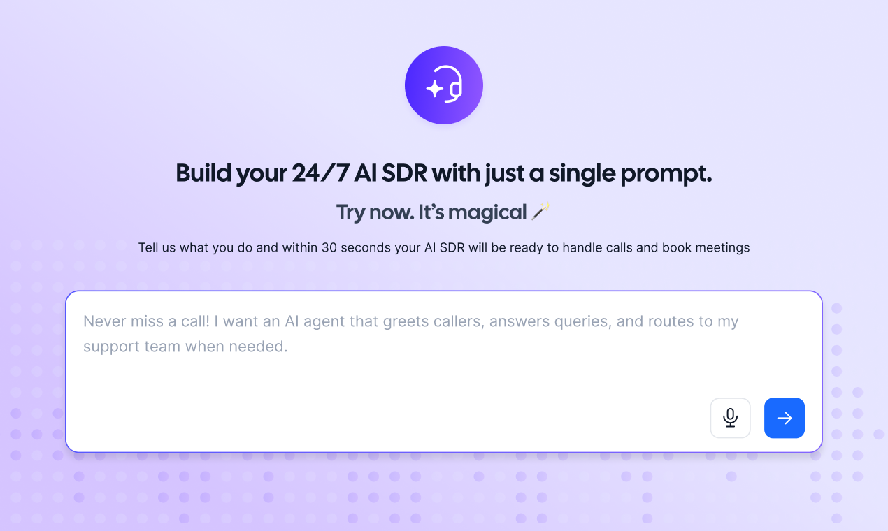 JustCall AI SDR gallery image