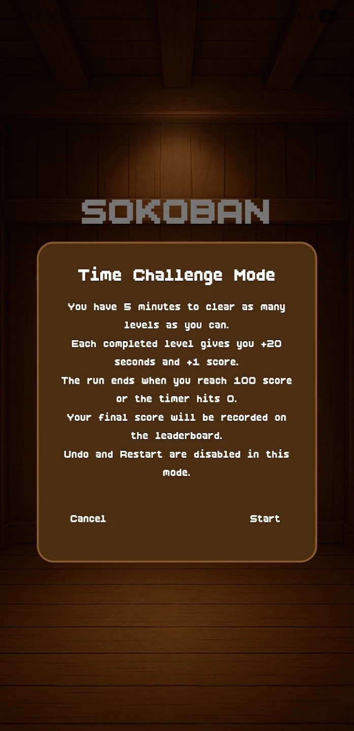 Sokoban 1000 levels - Mobile Puzzle Game - Screenshot 4 showing product features and functionality