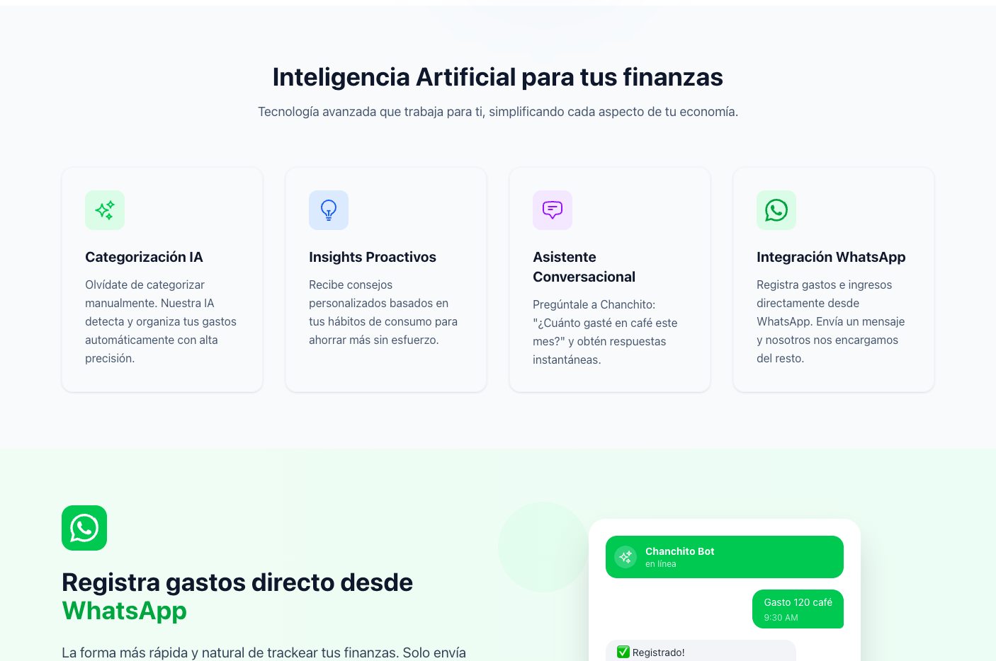 Chanchito - Screenshot 2 showing product features and functionality