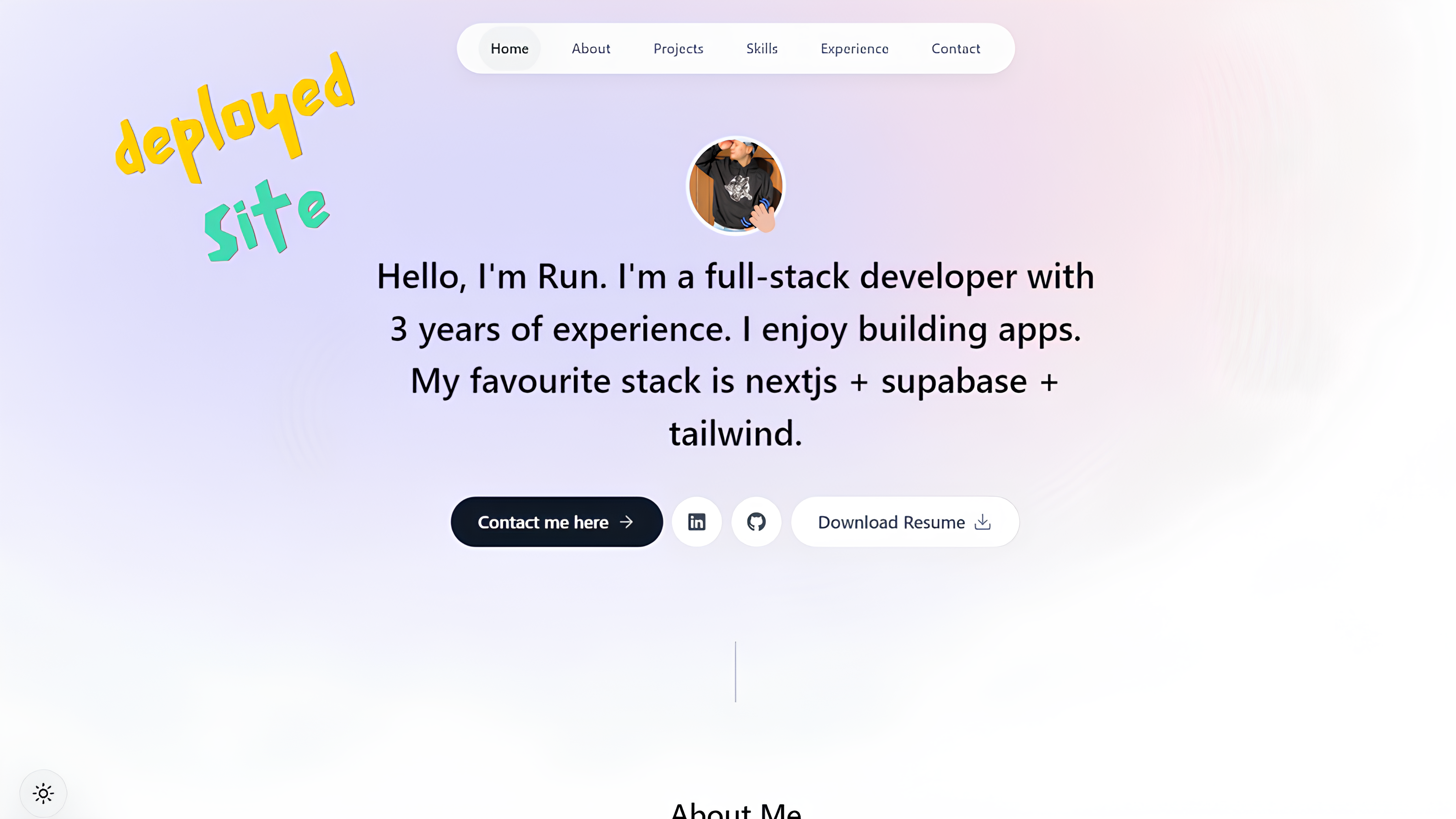 DevFolio gallery image