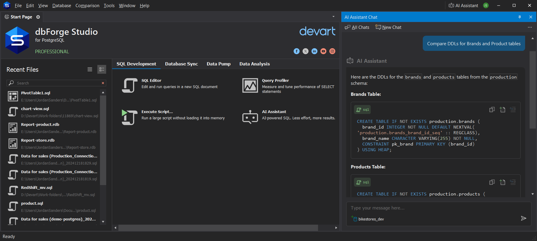 dbForge AI Assistant media 5
