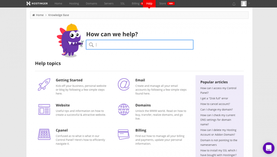 Hostinger gallery image