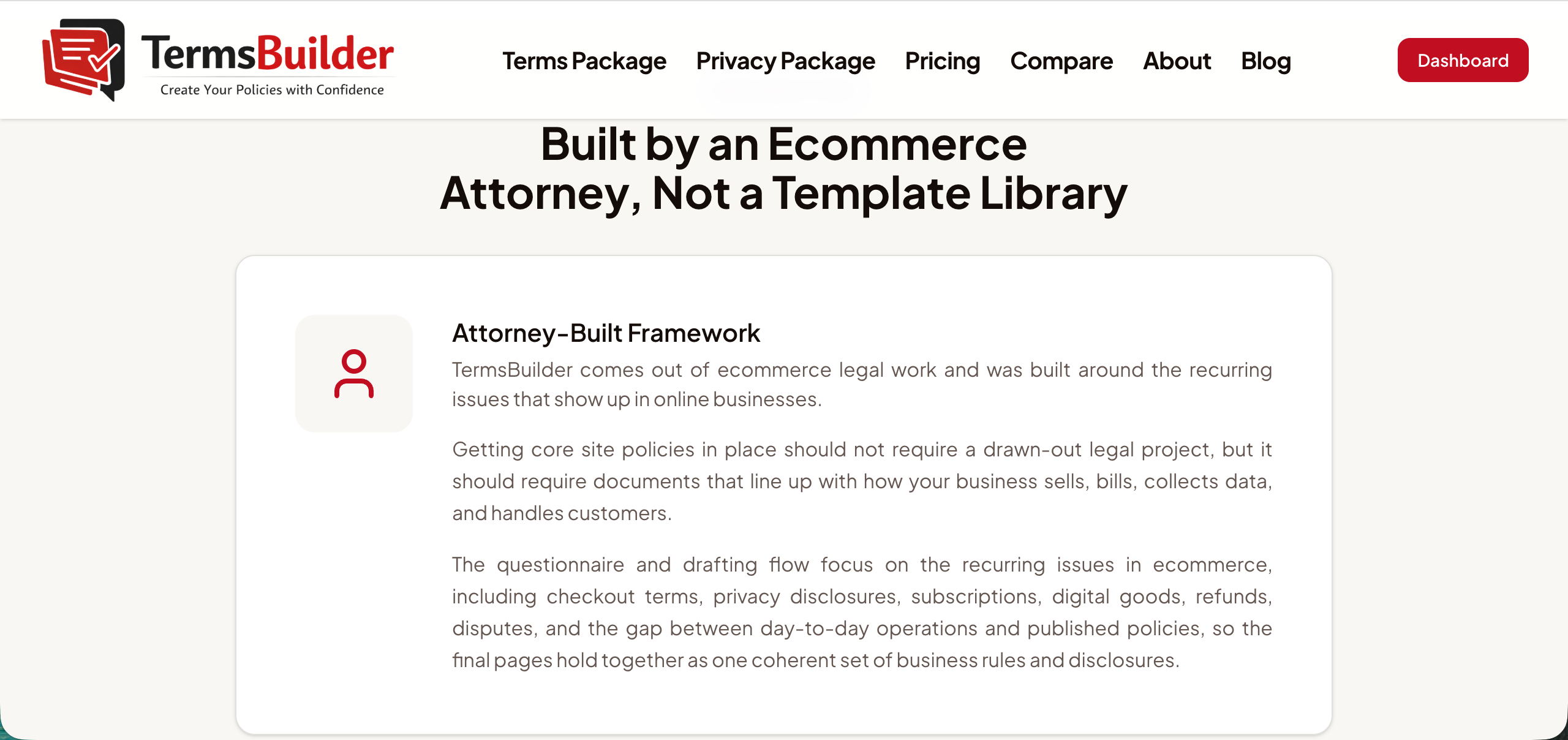 TermsBuilder gallery image