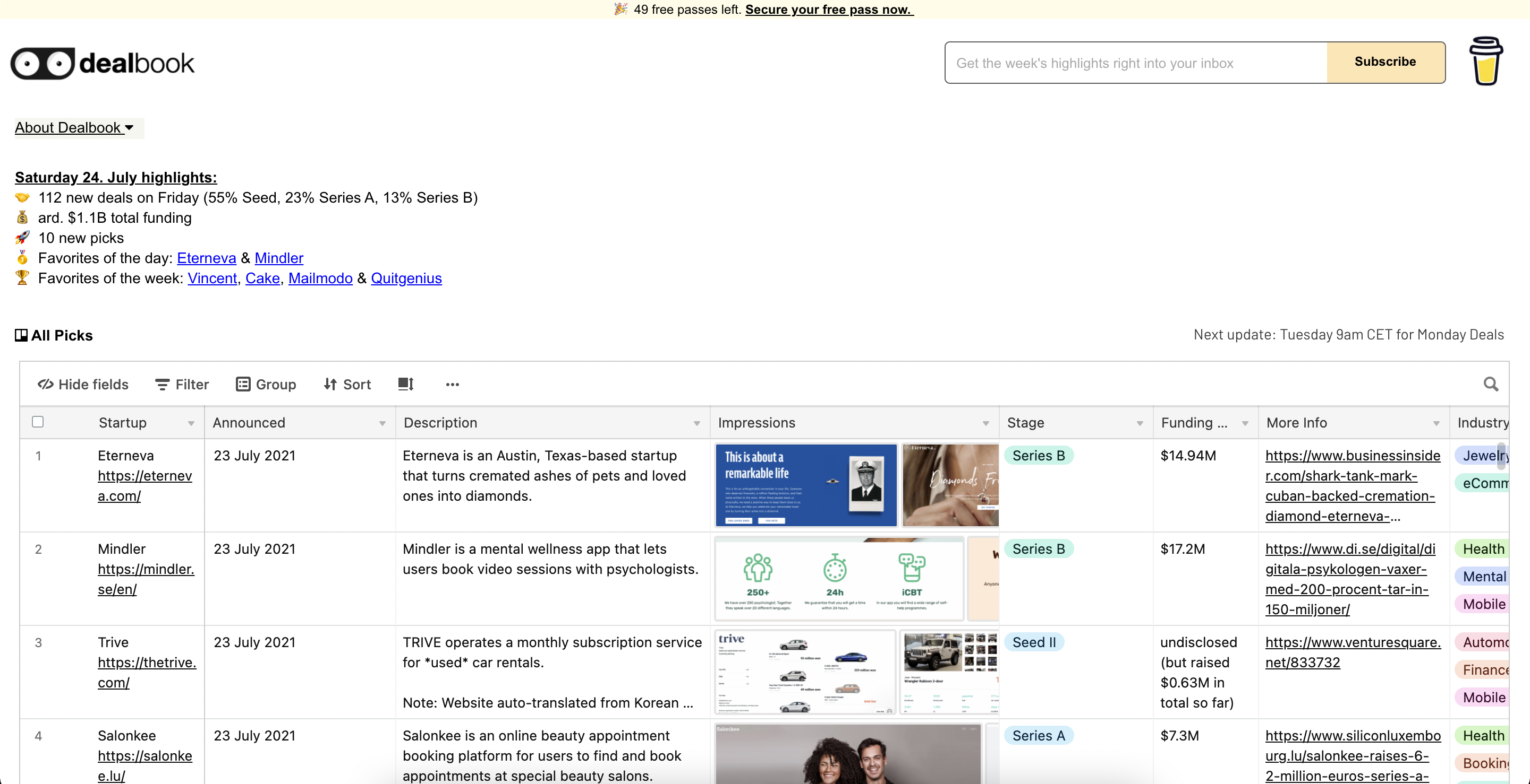 Dealbook Product Information, Latest Updates, and Reviews 2024