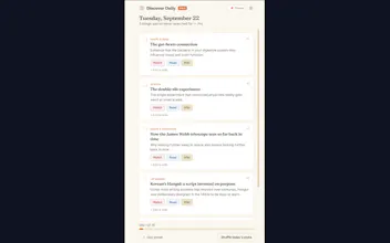 Discover Daily gallery image