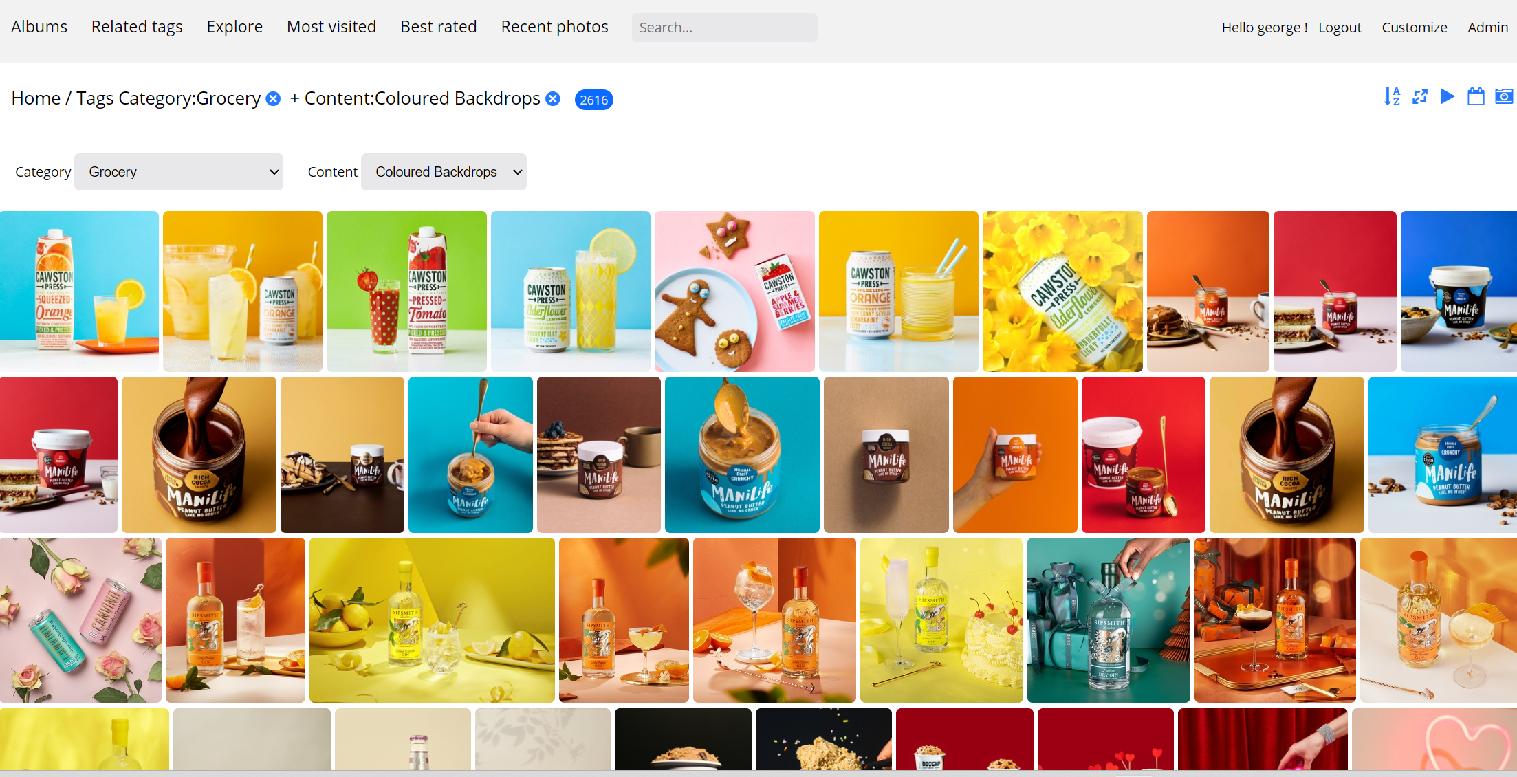 Exemplos de design da Amazon media 1