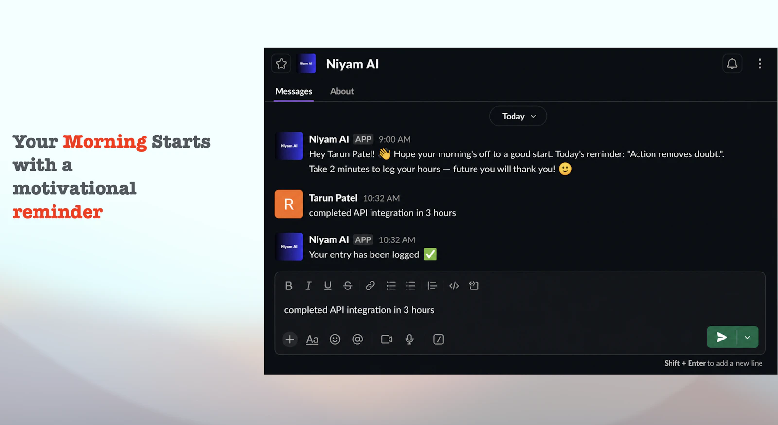 Niyam AI screenshot 2