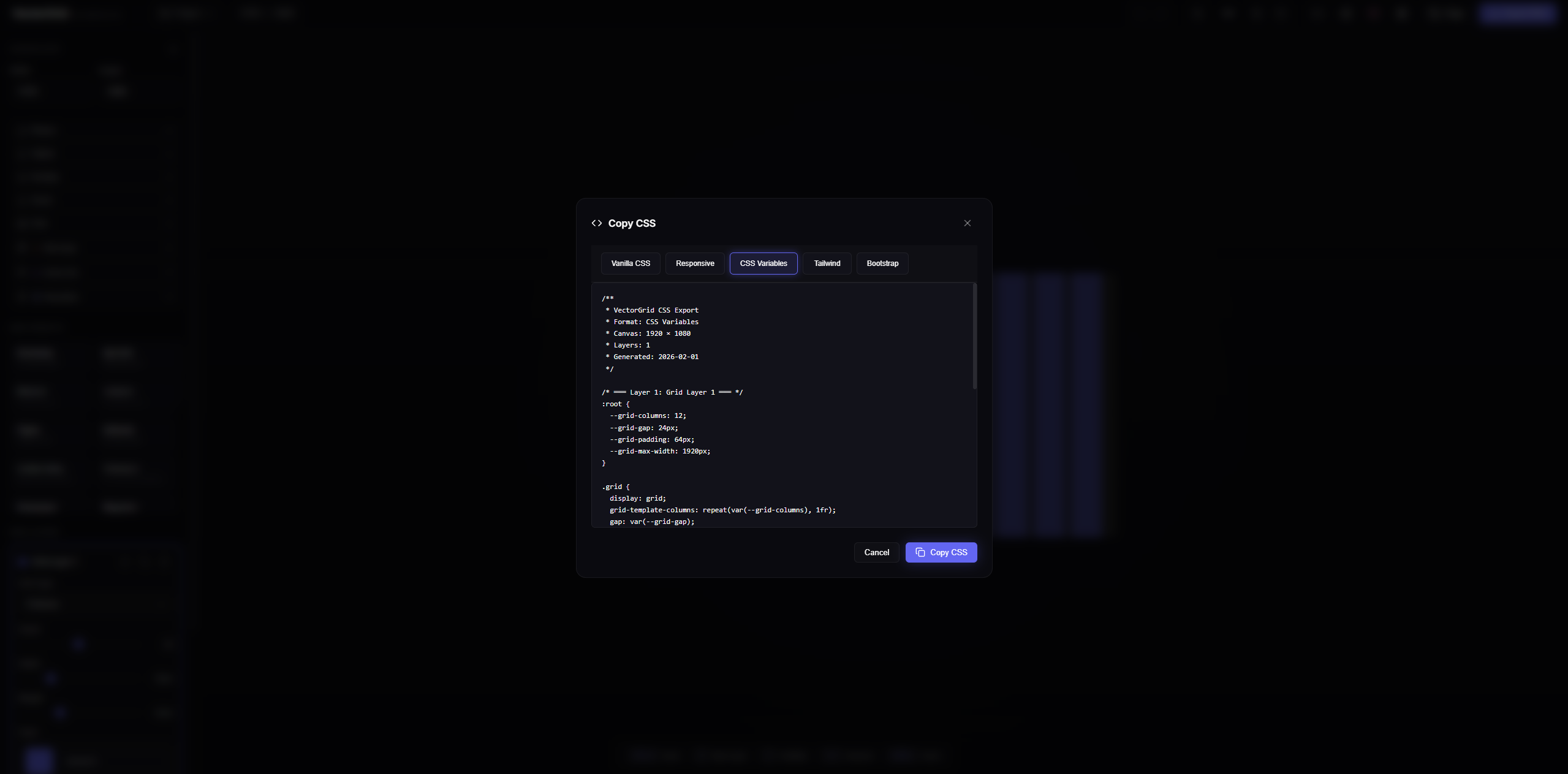 VectorGrid — Premium Grid Designer - Screenshot 2 showing product features and functionality