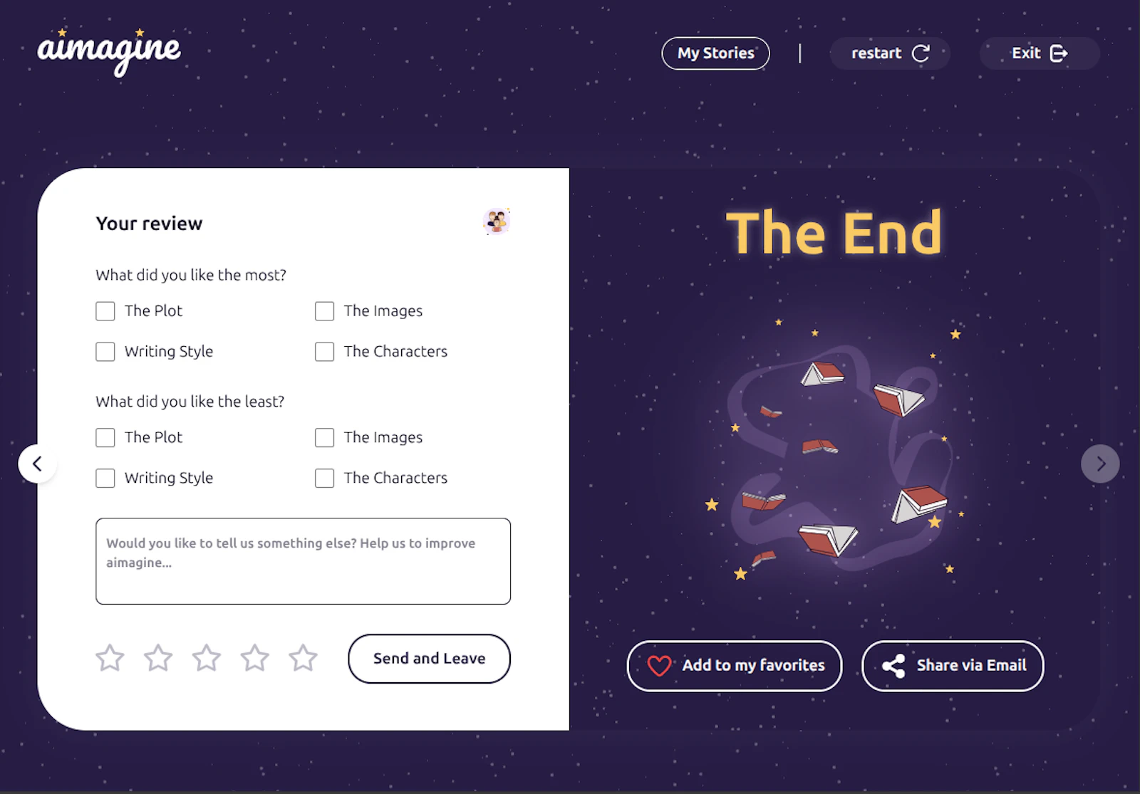 aimagine — Personalized bedtime stories screenshot 7