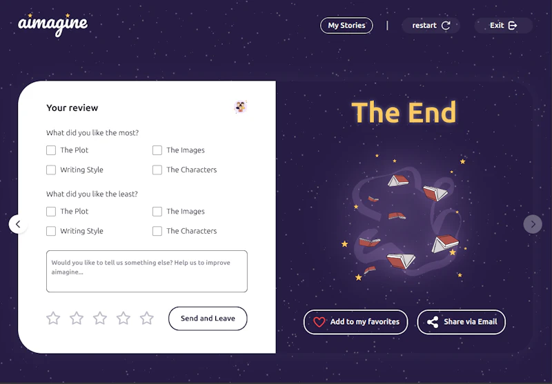 aimagine — Personalized bedtime stories screenshot 7