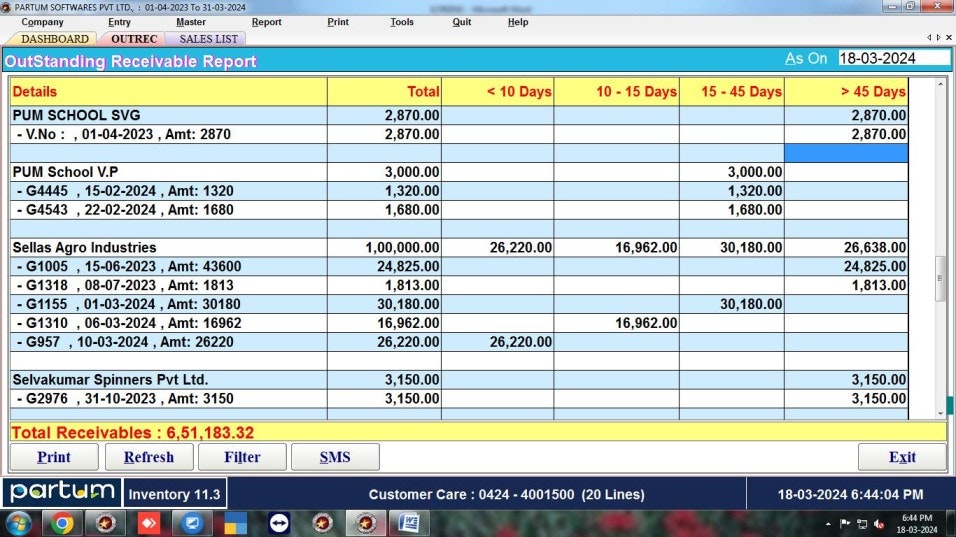 Partum Finance Management Software gallery image