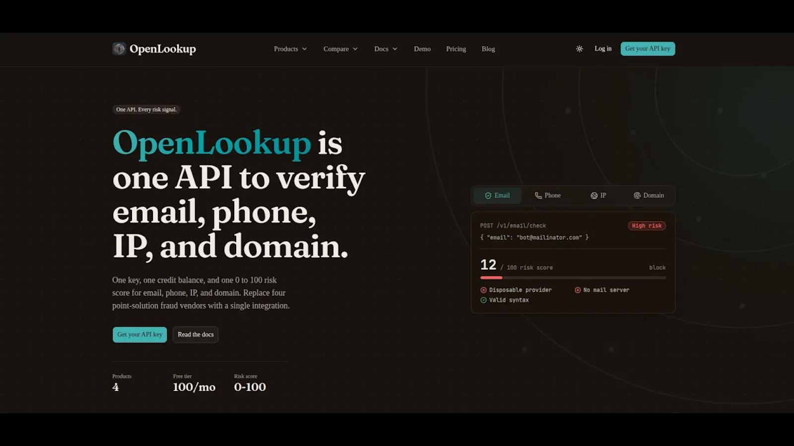OpenLookup.io screenshot 1 (video preview)